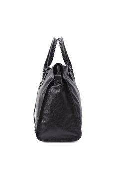 Мужская сумка le city BALENCIAGA черного цвета, арт. 810364/2ABEK | Фото 4 (Ремень/цепочка: На ремешке; Размер: large; Материал: Натуральная кожа; Автоматизация ТО: Проставлено; Автоматизация состава: Проставлено)