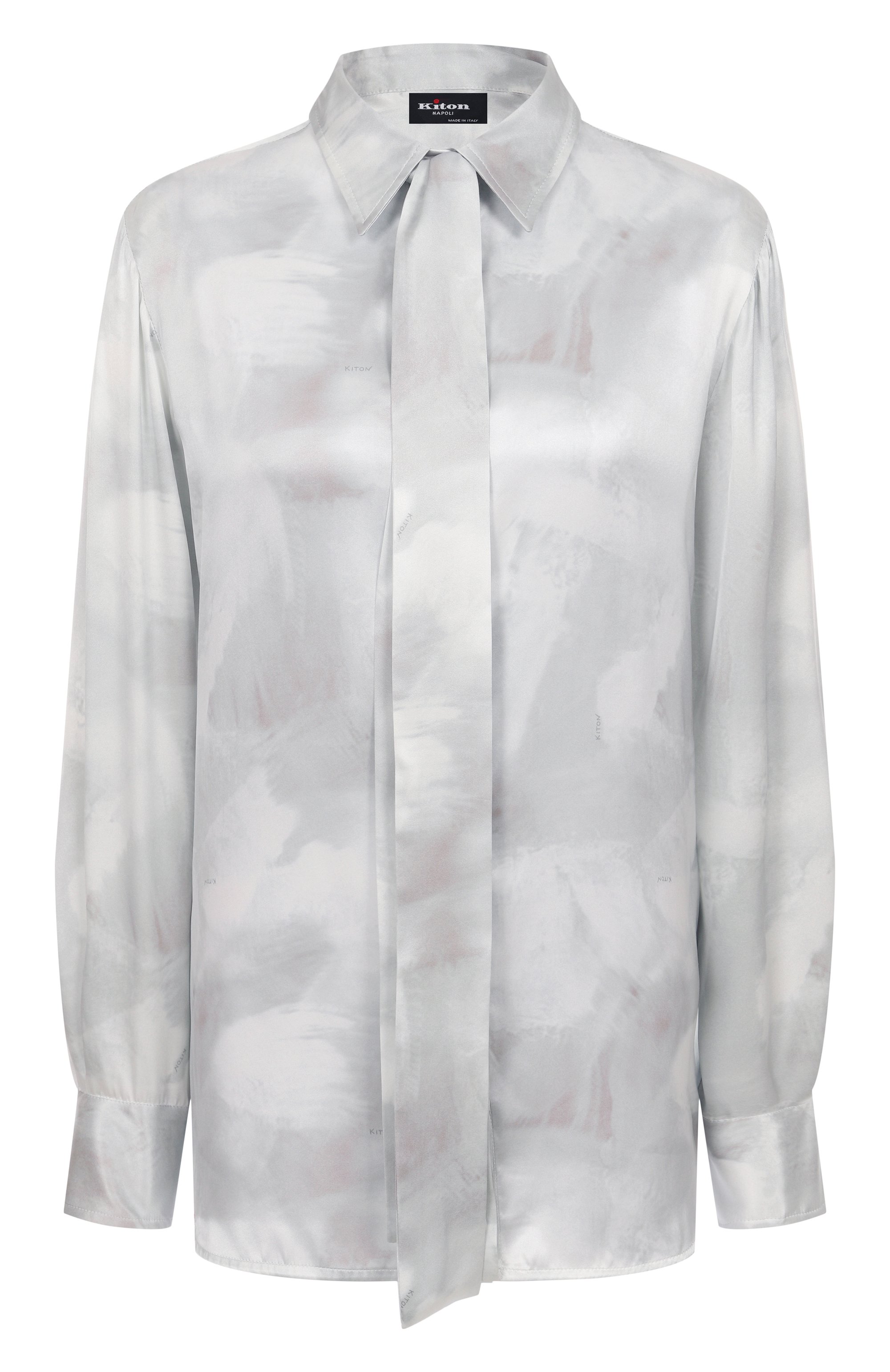 Атласная блузка KITON, арт. D48407K0926E02_1, фото 1