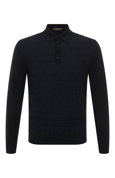 Мужская поло из шерсти и шелка STEFANO RICCI, арт. KE06004AP1/E23405/ALG