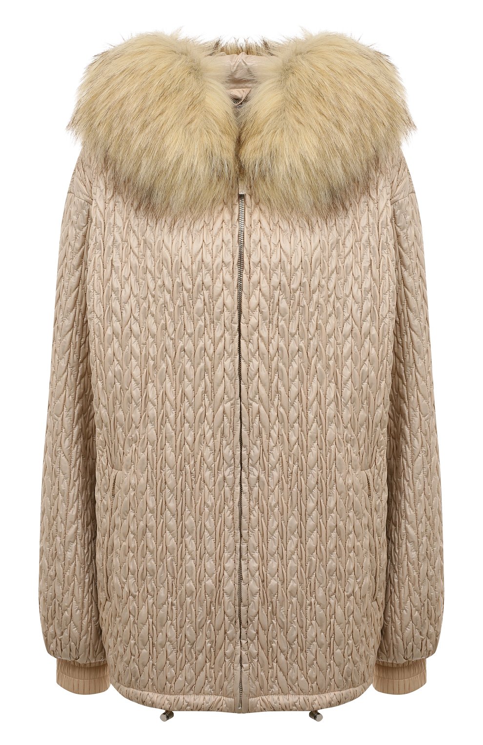 Куртка с меховым воротником MIU MIU, арт. ML771-1ZQU-F0770, фото 1