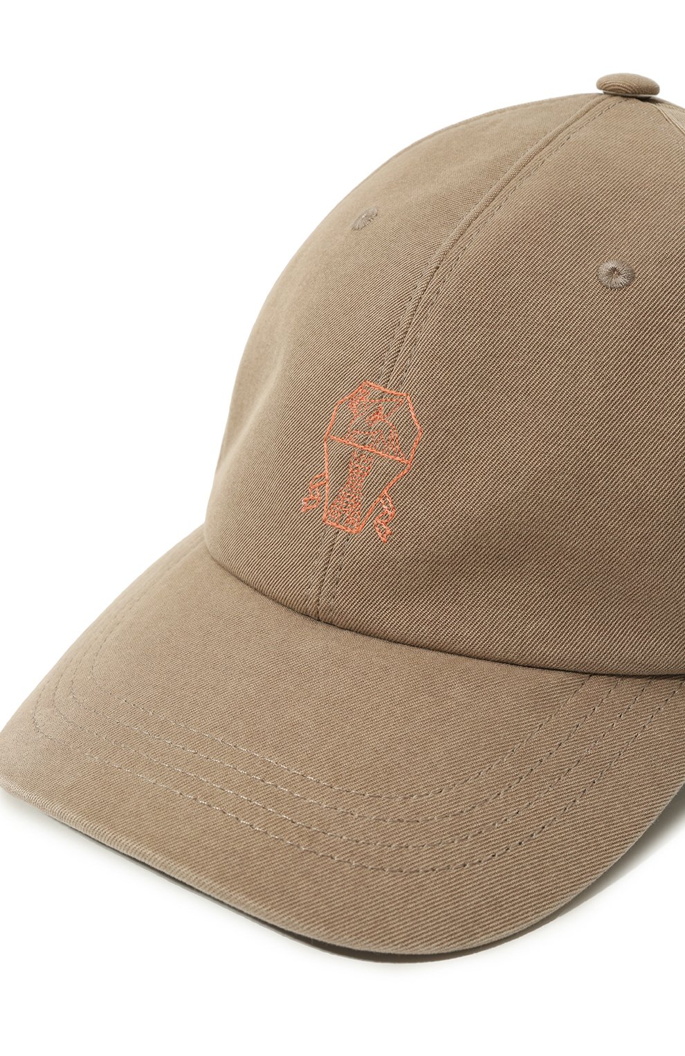 Хлопковая бейсболка BRUNELLO CUCINELLI, арт. M252W9938P, фото 4