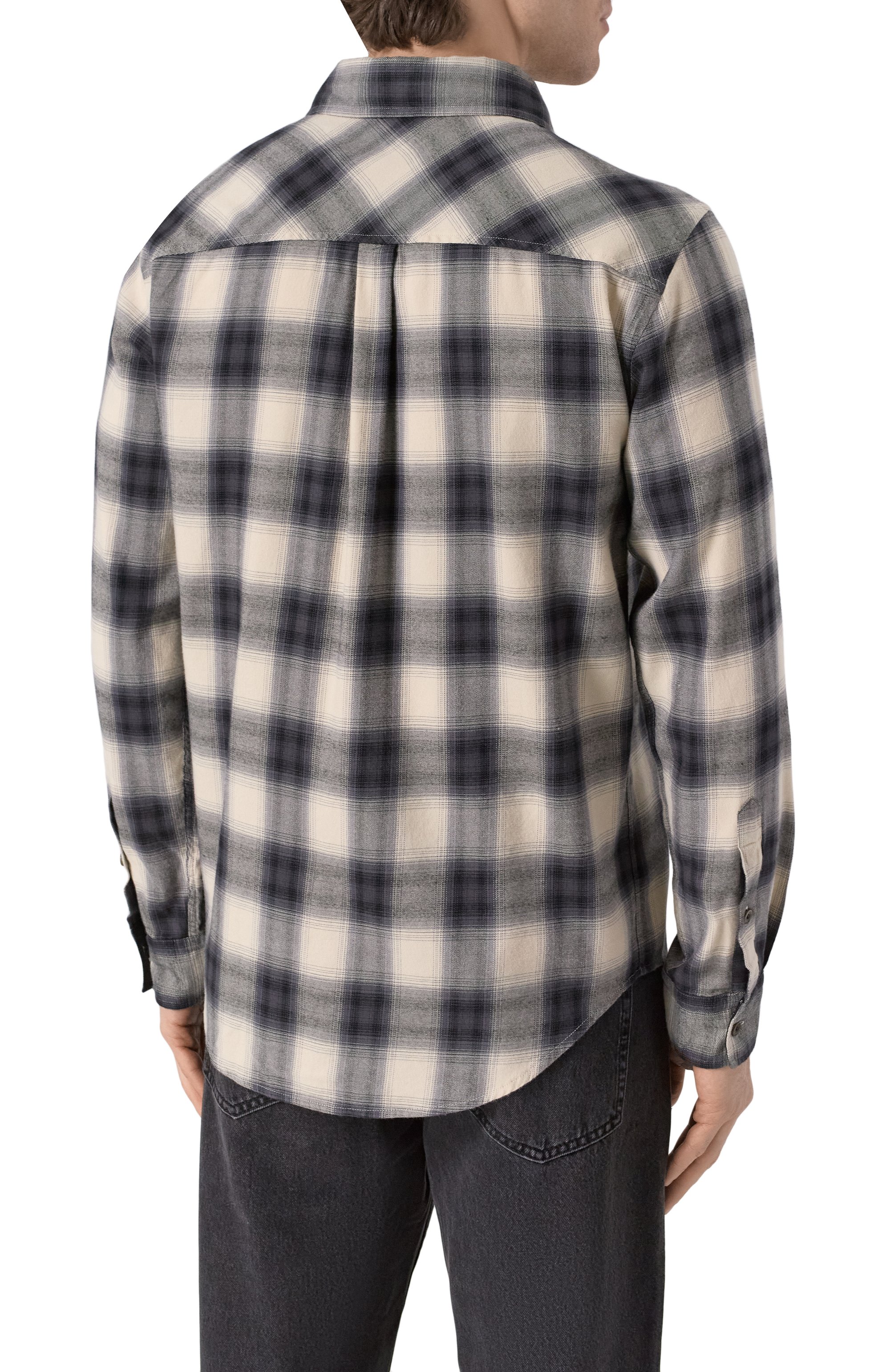 Рубашка AG ADRIANO GOLDSCHMIED серого цвета по цене 29150 руб., арт. 71093BCK, фото 4 Рубашка AG ADRIANO GOLDSCHMIED, арт. 71093BCK, фото 4