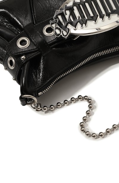 Сумка gothic DSQUARED2 черного цвета по цене 108000 руб., арт. SDW0065_TRW0065/01500001, фото 3 Сумка gothic DSQUARED2, арт. SDW0065_TRW0065/01500001, фото 3