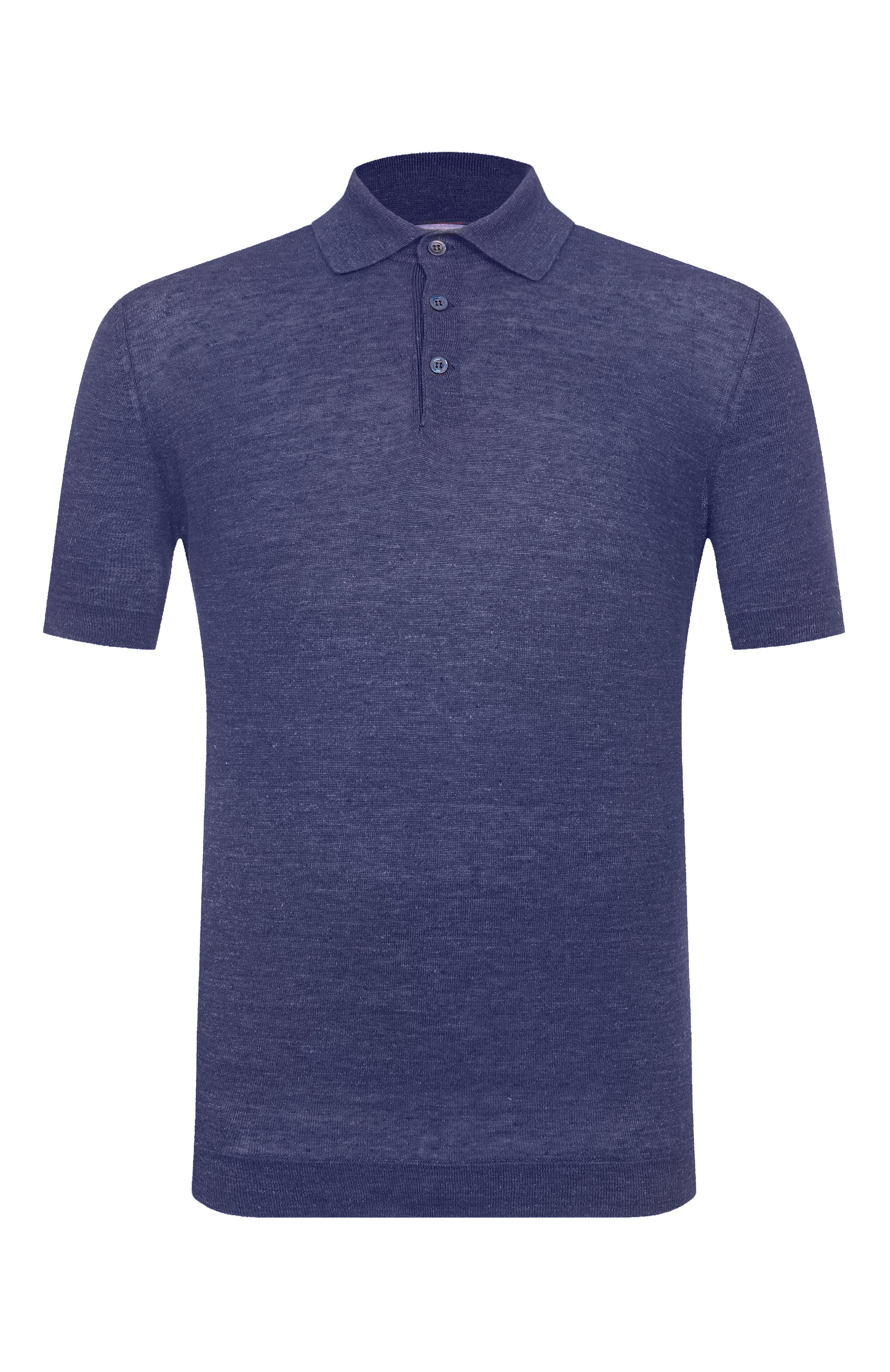 Поло изо льна и хлопка BRUNELLO CUCINELLI, арт. M2L00315, фото 1