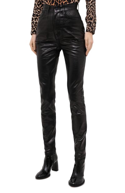 Джинсы SAINT LAURENT черного цвета по цене 79100 руб., арт. 636871/Y09AB, фото 3 Джинсы SAINT LAURENT, арт. 636871/Y09AB, фото 3
