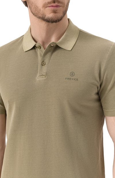 Хлопковое поло BOGNER FIRE+ICE, арт. 54379610, фото 5