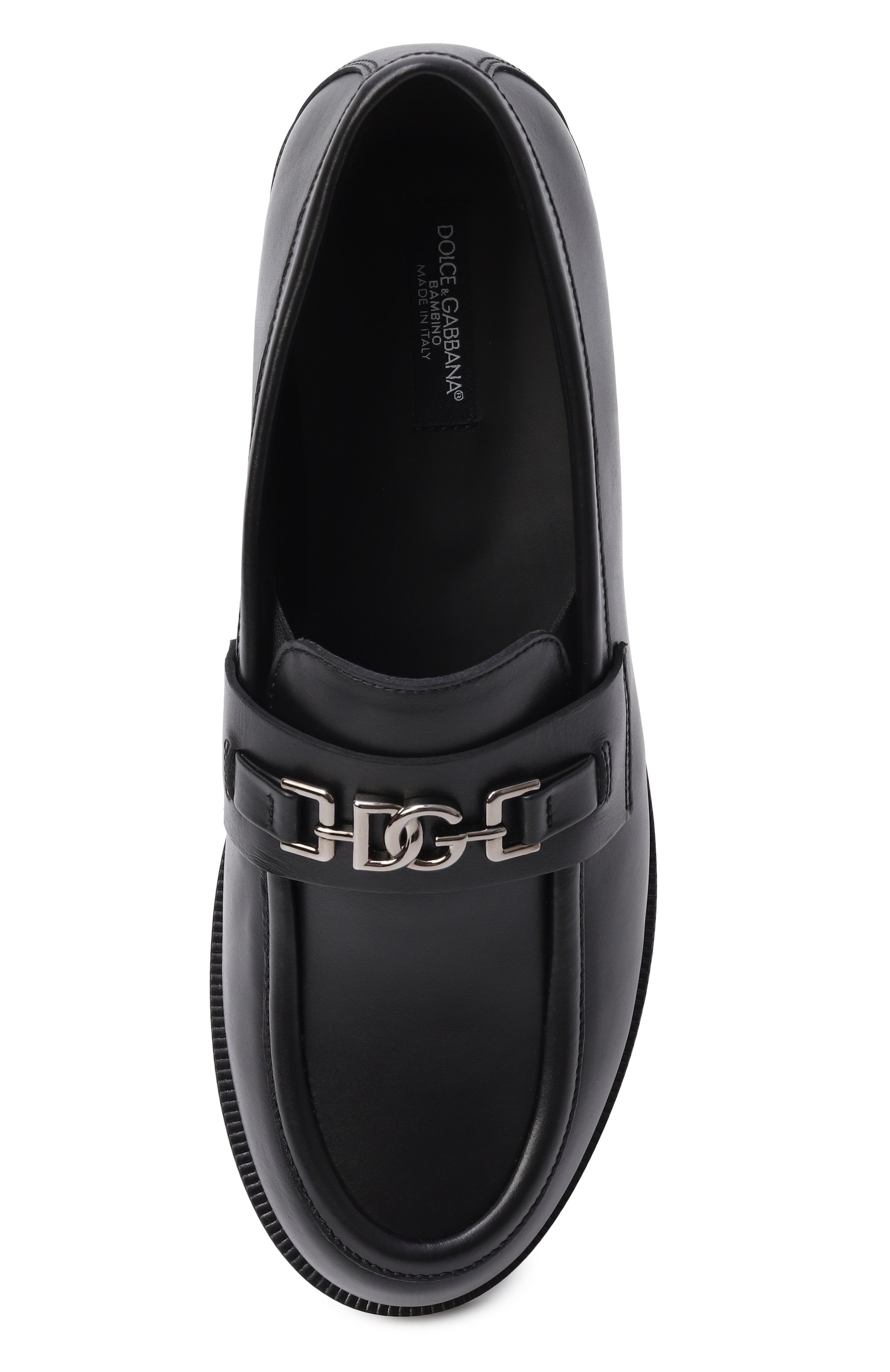 Кожаные лоферы DOLCE & GABBANA, арт. DA5319/A6M18_001, фото 4