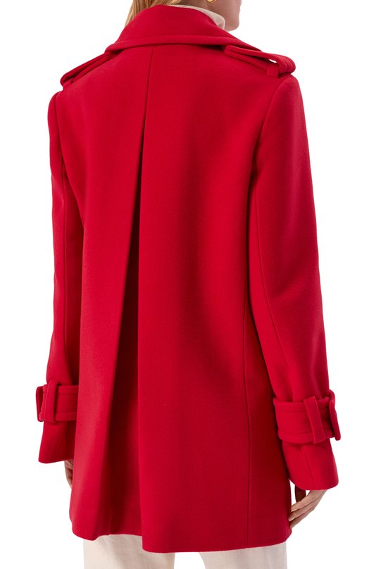 Шерстяное пальто Nina Ricci 25ACMA013/WV0325 Красный  25ACMA013/WV0325 Фото 4