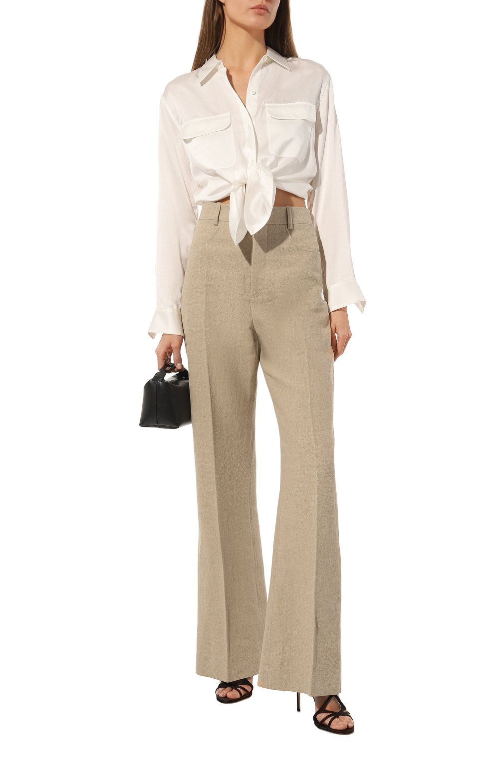 Льняные брюки JACQUEMUS бежевого цвета по цене 72950 руб., арт. 22E211PA003/1029BEIGE, фото 2 Льняные брюки JACQUEMUS, арт. 22E211PA003/1029BEIGE, фото 2