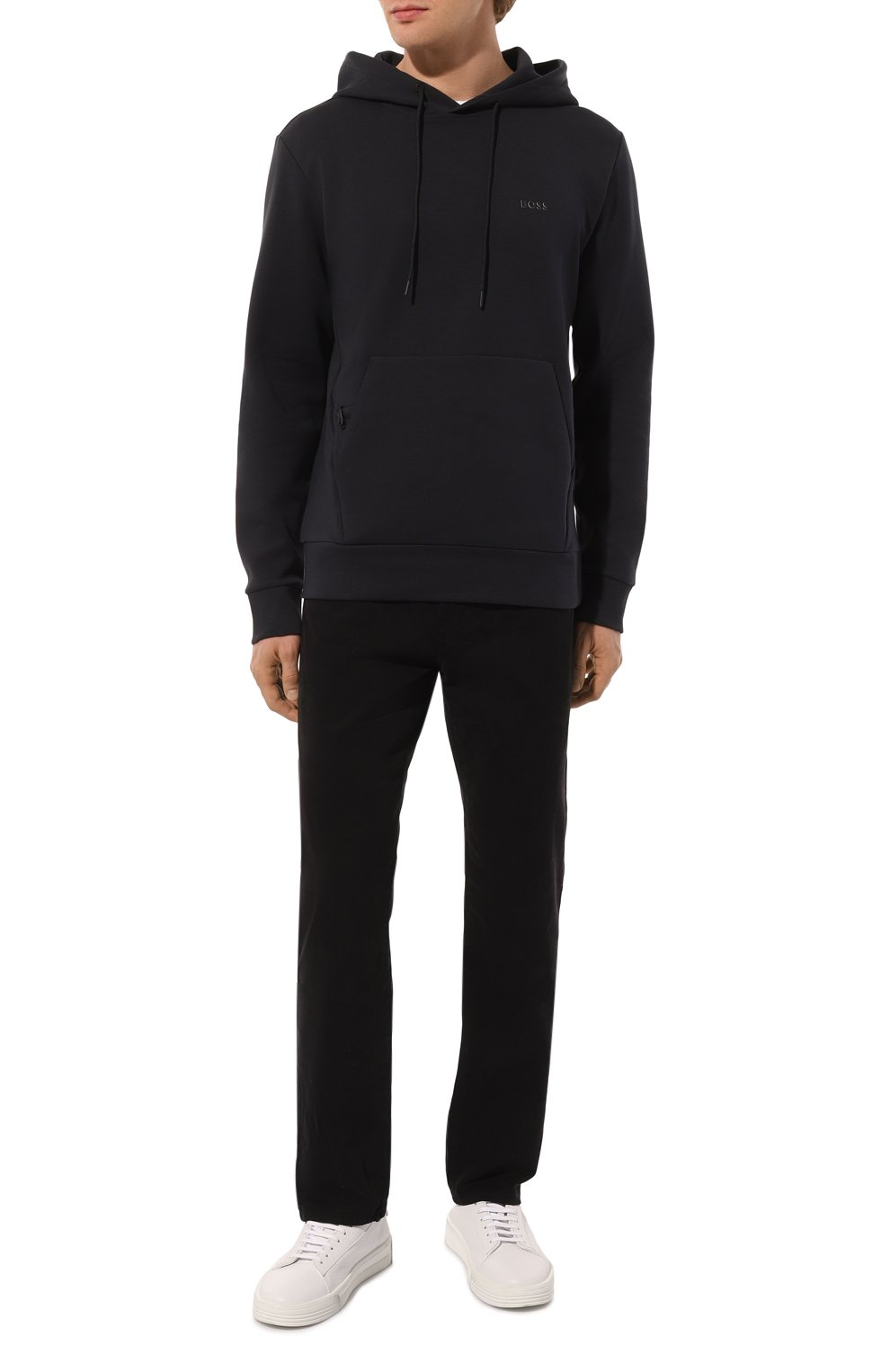 Хлопковое худи BOSS GREEN, арт. 50506130, фото 2