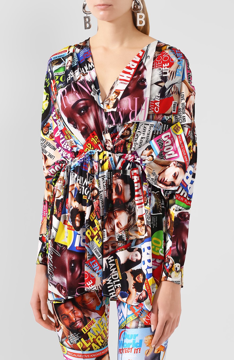 Платье из вискозы BALENCIAGA, арт. 601959/TILQ7, фото 3