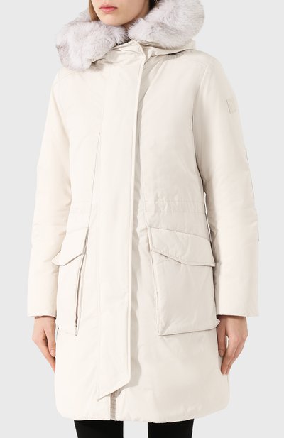 Парка military WOOLRICH белого цвета по цене 136500 руб., арт. WWCPS2814/UT0573, фото 3 Парка military WOOLRICH, арт. WWCPS2814/UT0573, фото 3