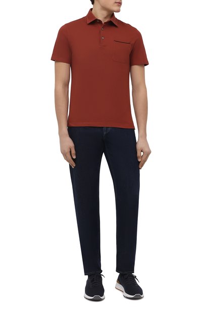 Хлопковое поло ZEGNA, арт. UW392/752, фото 2