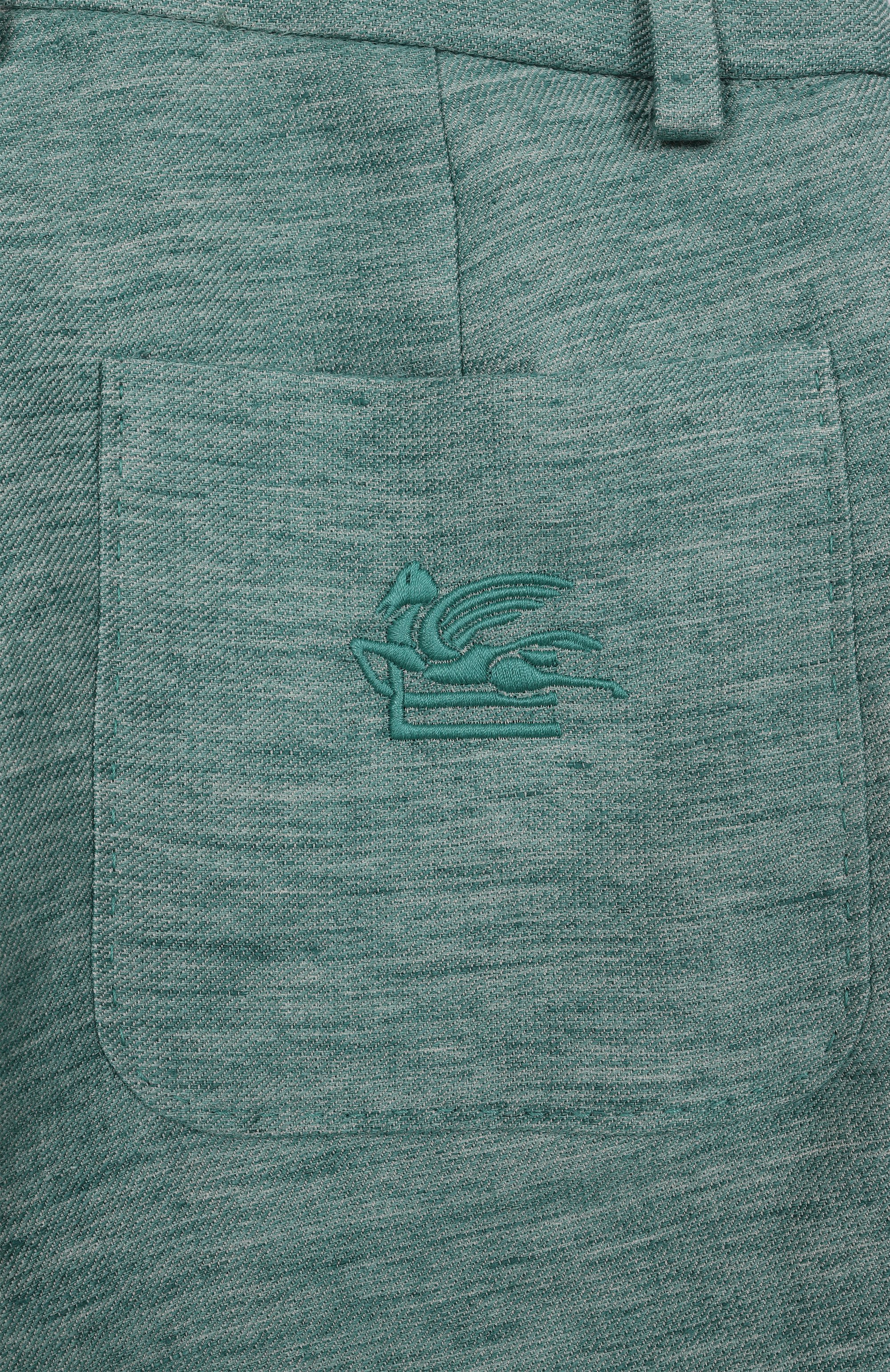 Брюки изо льна и хлопка ETRO, арт. GW6Q10, фото 3