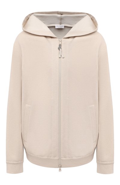 Женский хлопковая толстовка BRUNELLO CUCINELLI, арт. MH827SA306