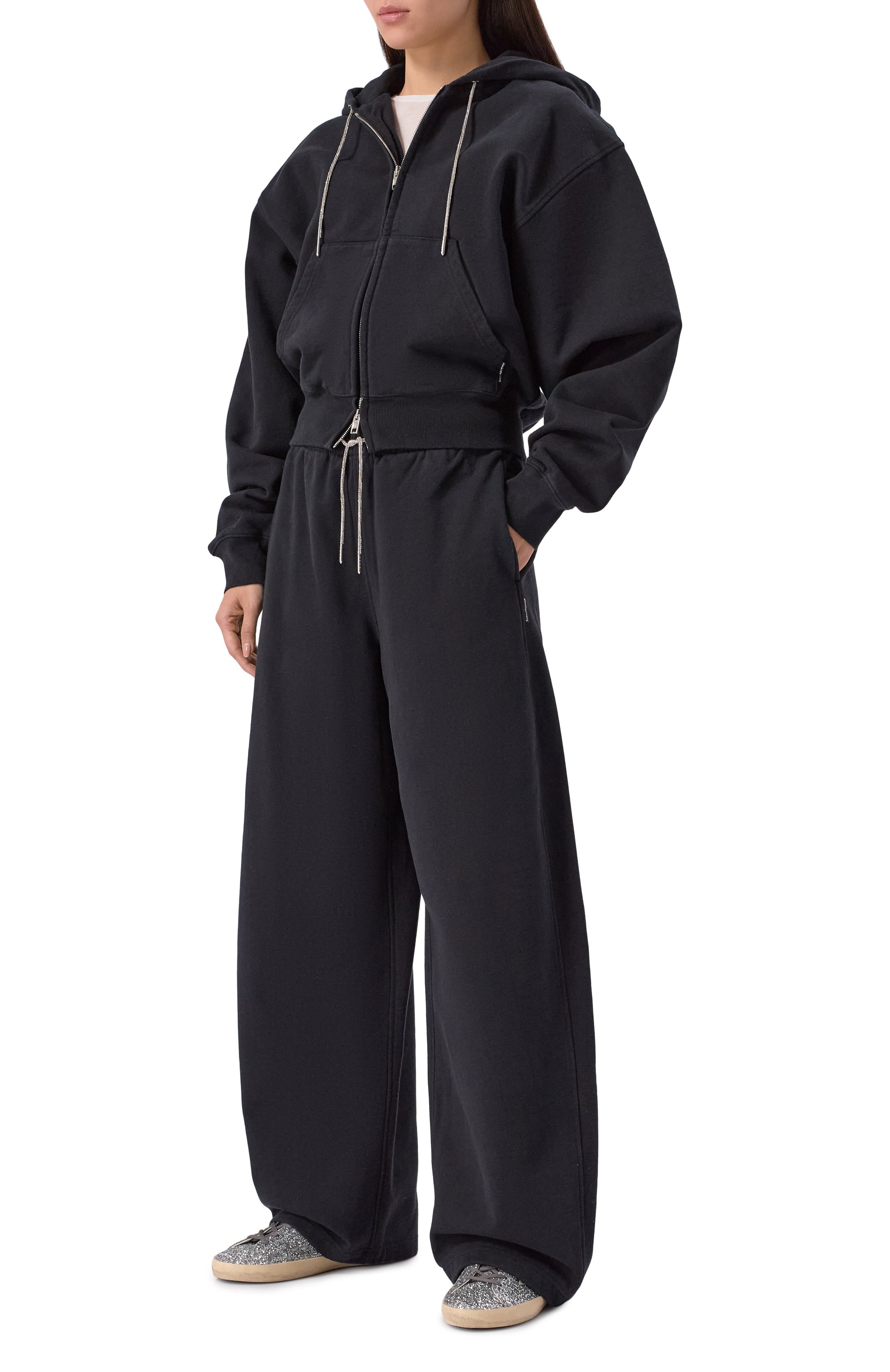 Хлопковые брюки ALEXANDERWANG.T, арт. 4CC1254011, фото 2