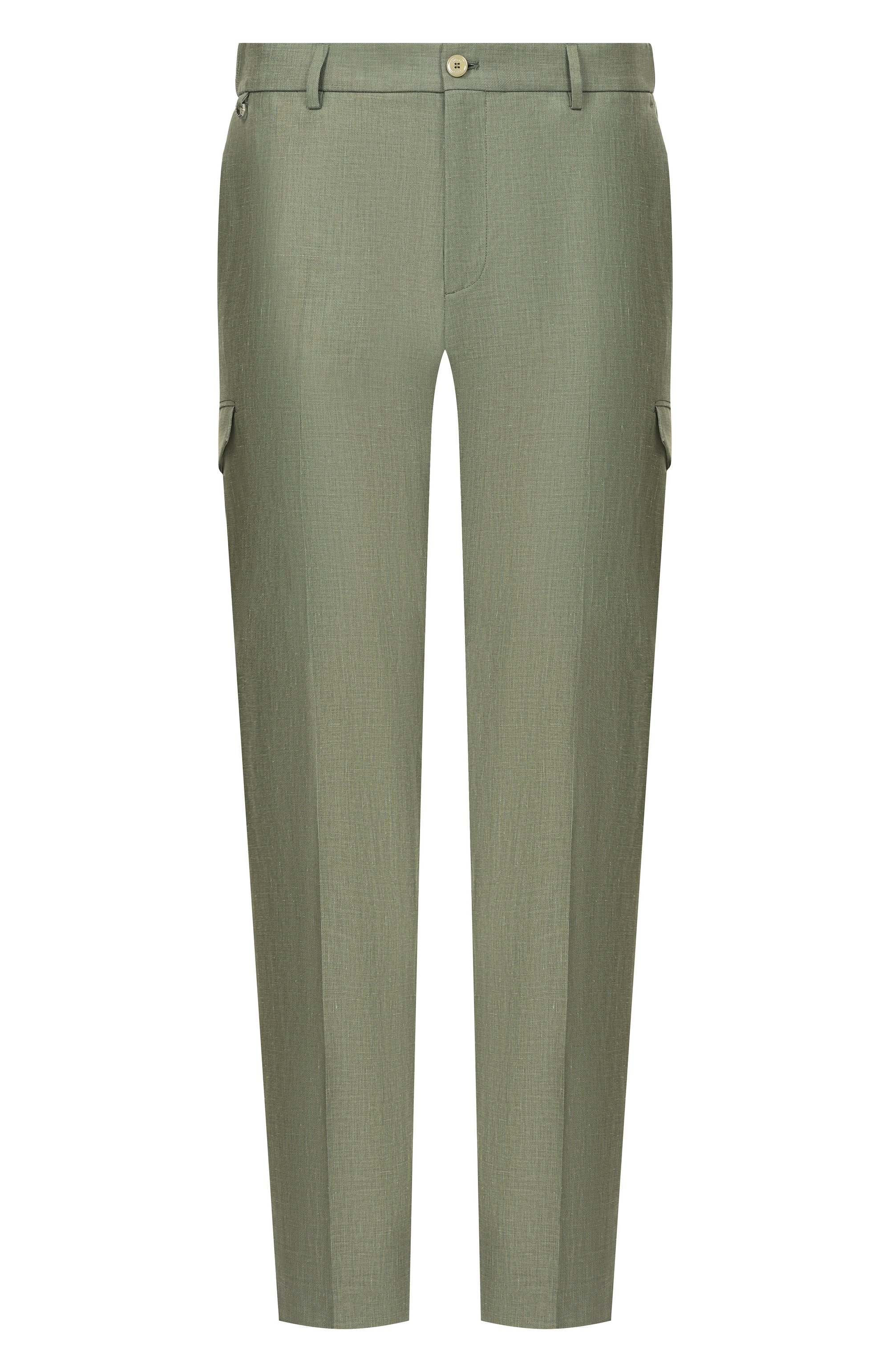 Брюки-карго изо льна и шерсти STEFANO RICCI, арт. M1T6100142/B127HA, фото 1