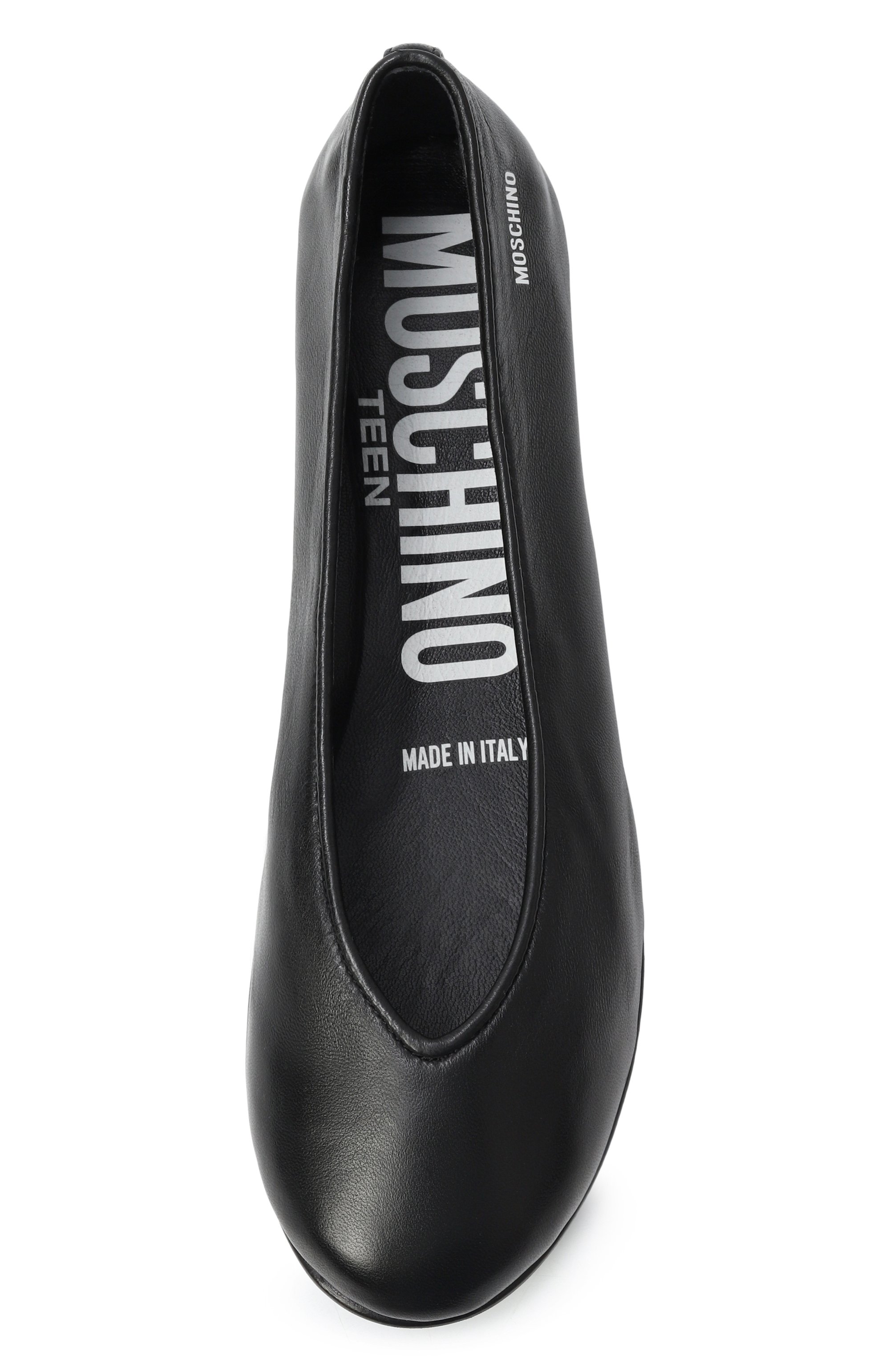 Кожаные балетки MOSCHINO, арт. 81894/VAR1/36-40, фото 4