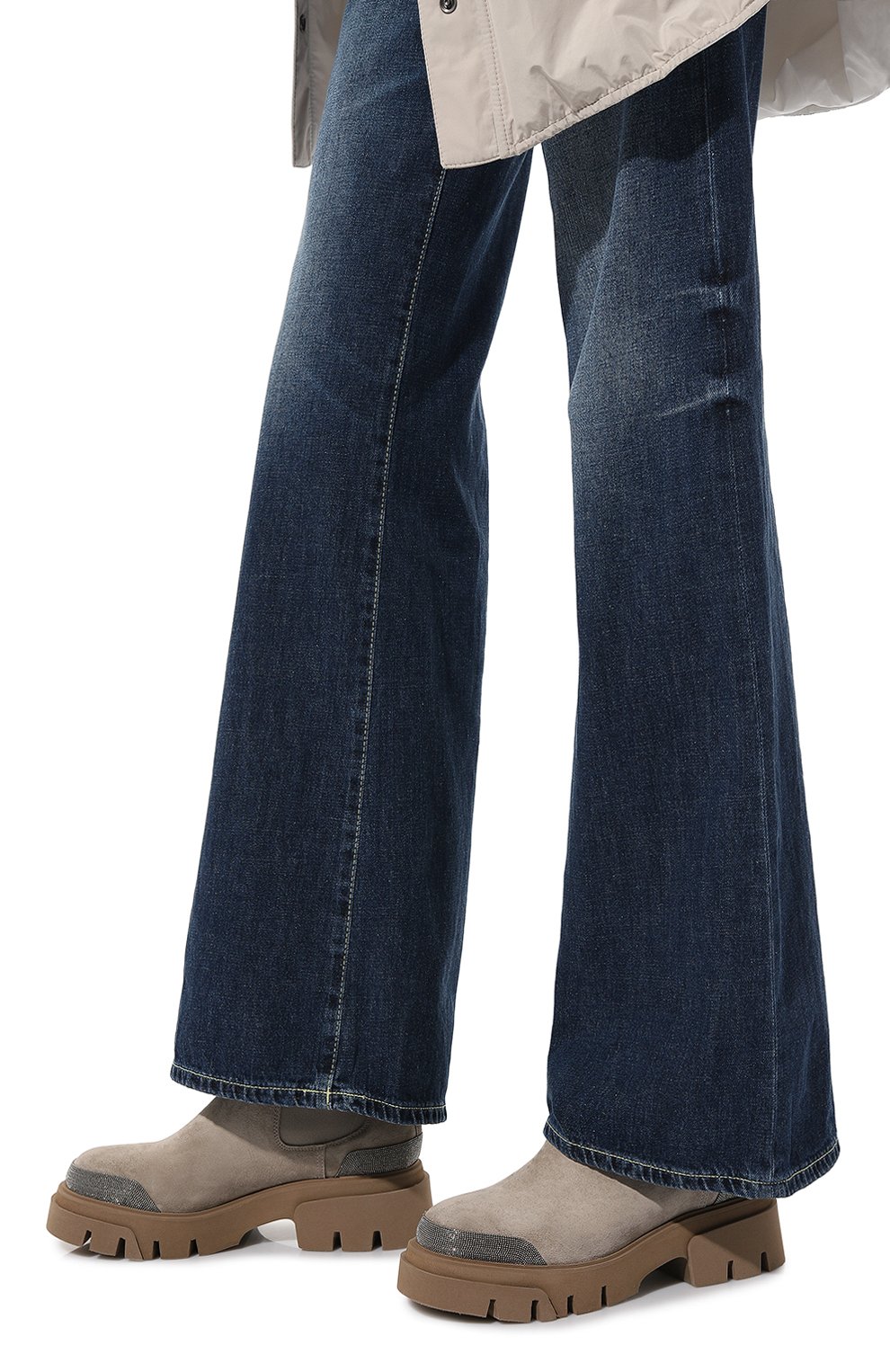 Замшевые челси BRUNELLO CUCINELLI, арт. MZSFG2301P, фото 3