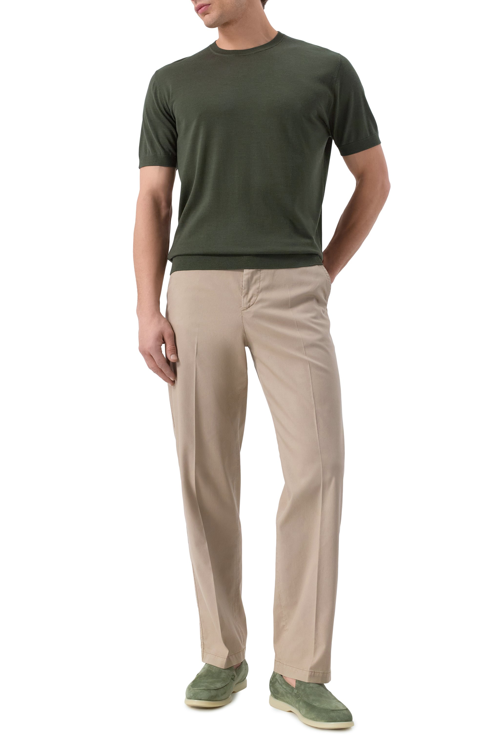 Замшевые лоферы STEFANO RICCI хаки цвета по цене 114000 руб., арт. UC64_G2287/SDP, фото 2 Замшевые лоферы STEFANO RICCI, арт. UC64_G2287/SDP, фото 2