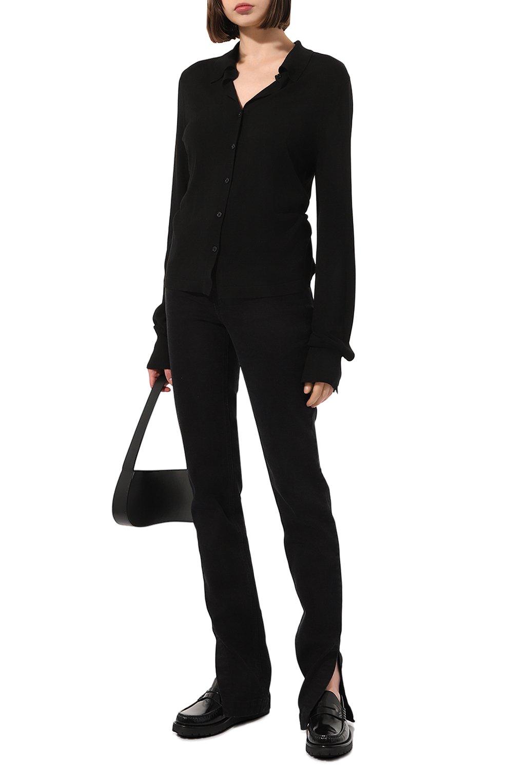 Кожаные пенни-лоферы SAINT LAURENT, арт. 716556, фото 2