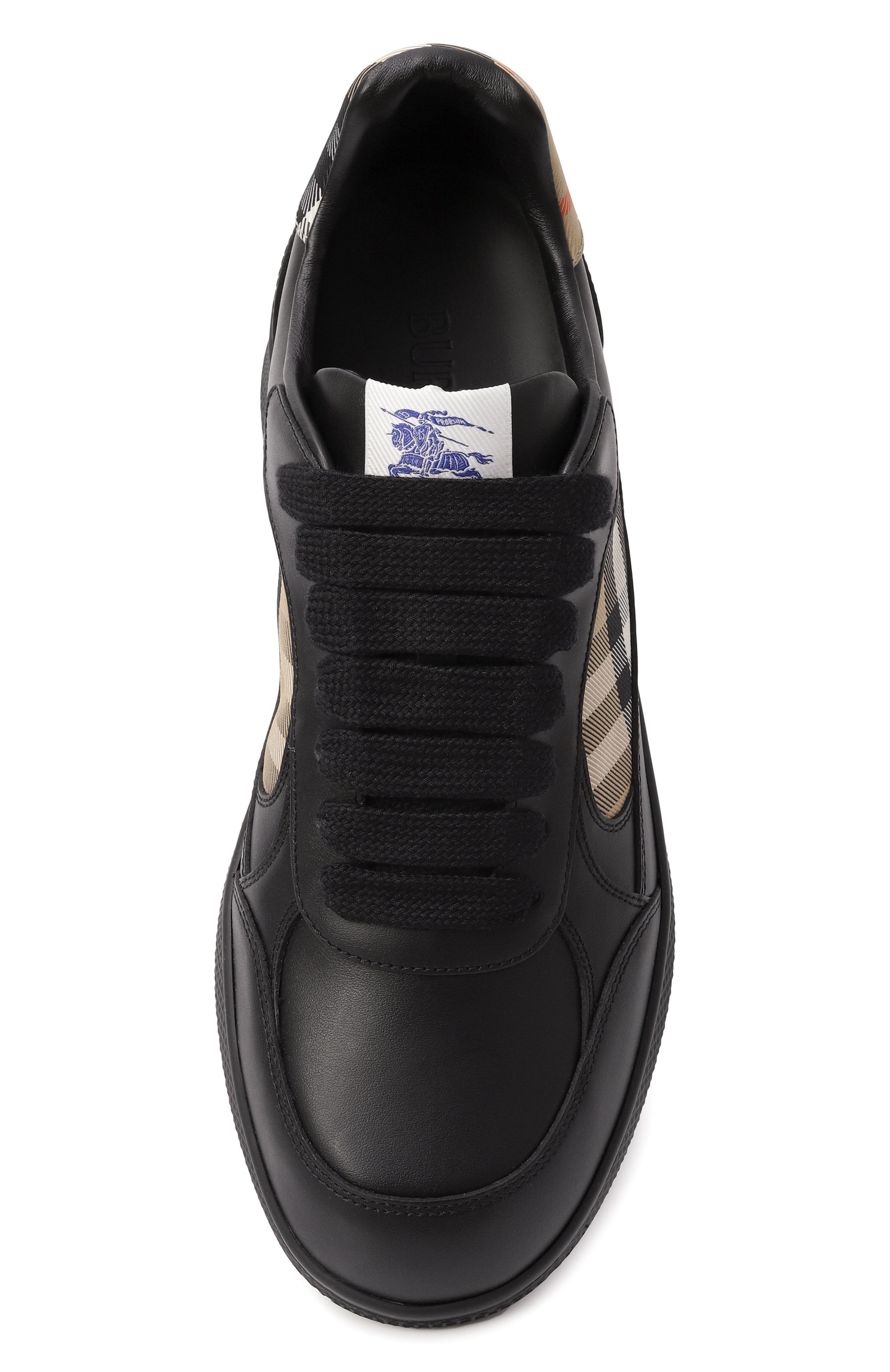 Комбинированные кеды terrace BURBERRY, арт. 8108650, фото 6