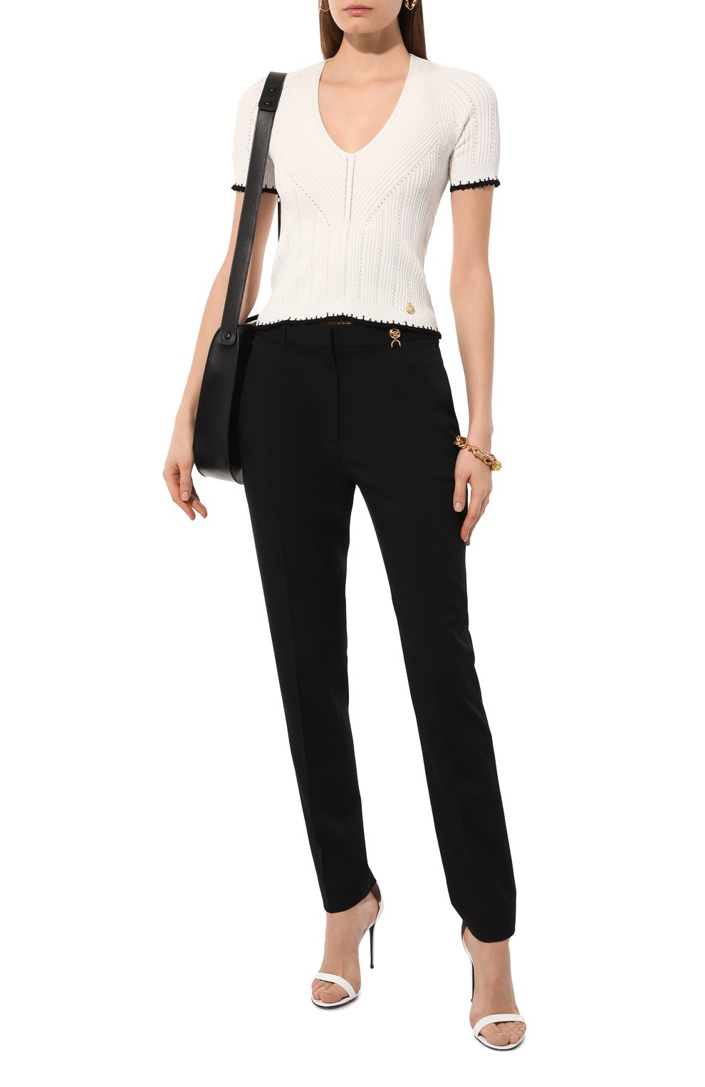 Брюки из шерсти VERSACE, арт. 1013157/1A04649, фото 2