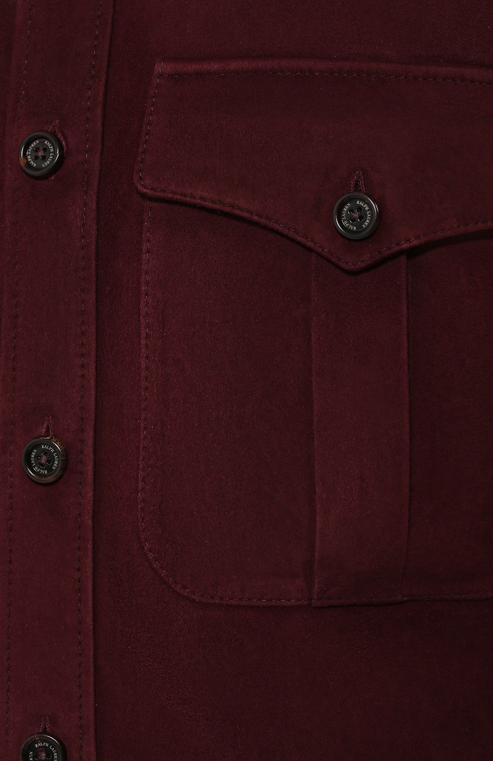 Замшевая рубашка RALPH LAUREN, арт. 790654923, фото 5