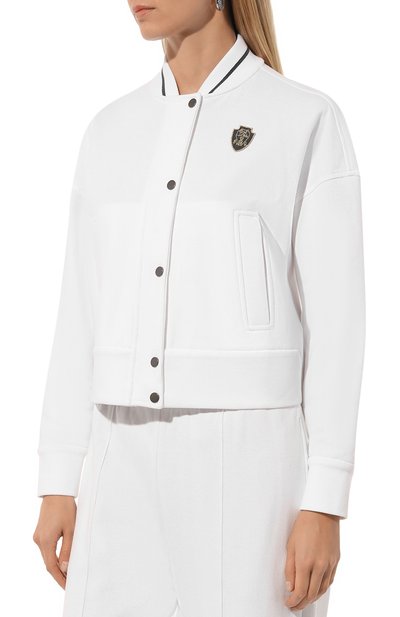 Хлопковый бомбер BRUNELLO CUCINELLI, арт. MG927HC706, фото 3