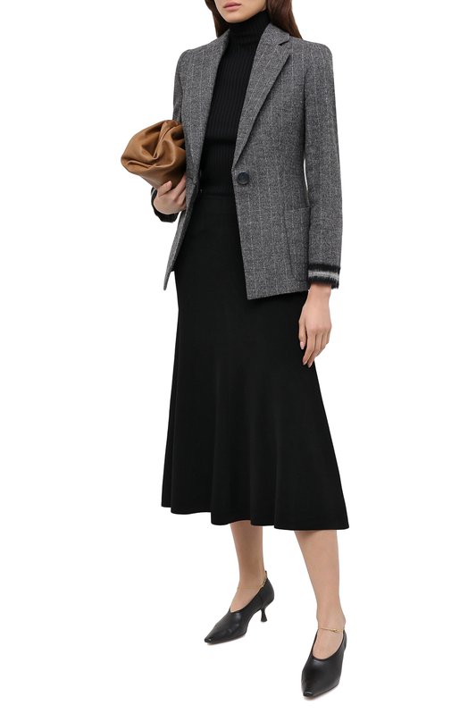 Жакет из шерсти и хлопка Giorgio Armani 0WHGG0HS/T004G Серый  0WHGG0HS/T004G Фото 2