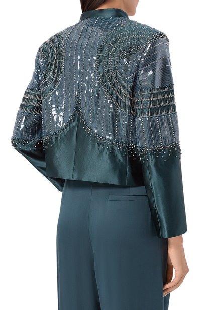 Жакет с отделкой пайетками и стразами GIORGIO ARMANI, арт. GW002507/AF24545, фото 4