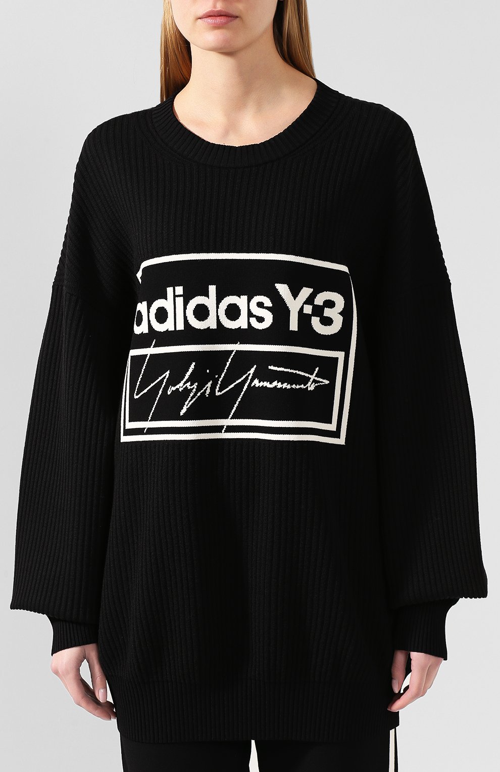 Шерстяной свитер Y-3, арт. FJ0374/M, фото 3