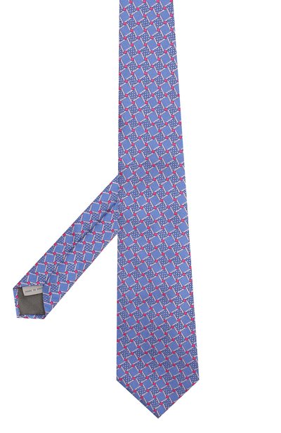 Шелковый галстук CANALI синего цвета по цене 8995 руб., арт. 18/HJ02032, фото 2 Шелковый галстук CANALI, арт. 18/HJ02032, фото 2
