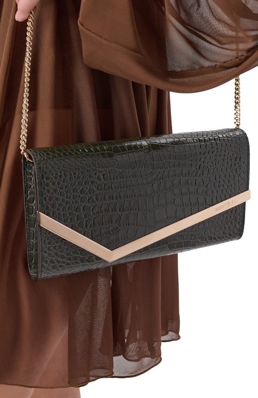 Клатч Emmie Jimmy Choo EMMIE/JZI Зелёный  EMMIE/JZI Фото 2