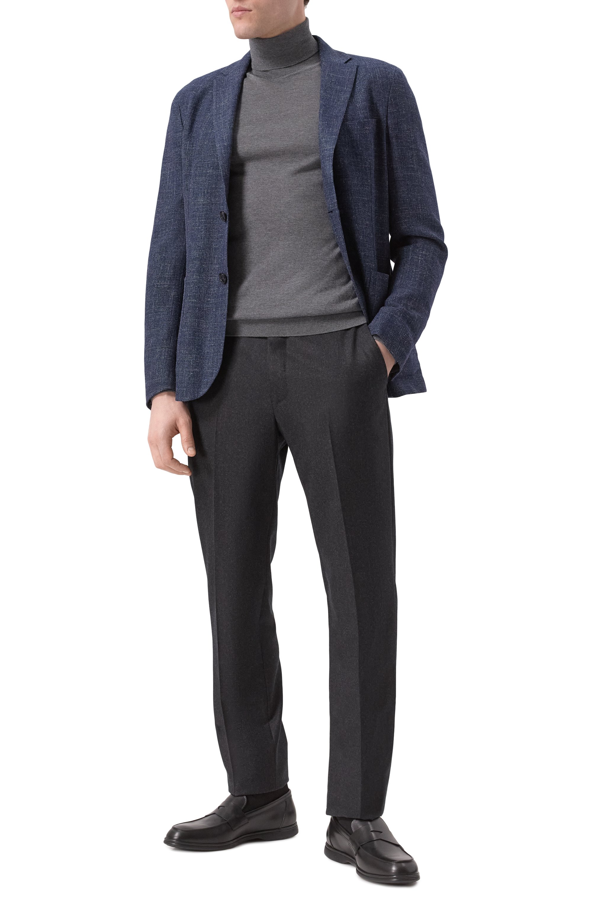 Пиджак из шерсти и шелка ZEGNA, арт. 1DNMG0/949701A9, фото 2