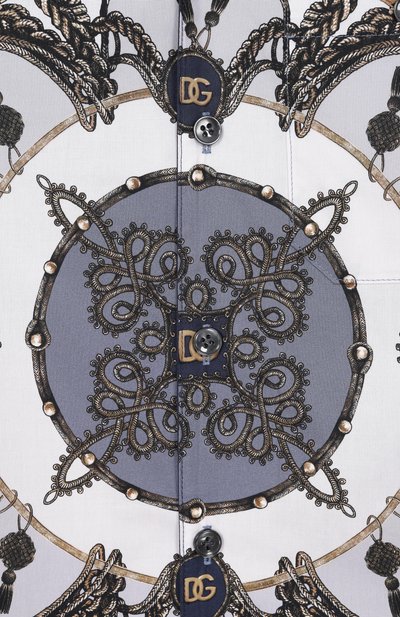 Хлопковая рубашка DOLCE & GABBANA, арт. L44S81/FI5NQ_001, фото 3