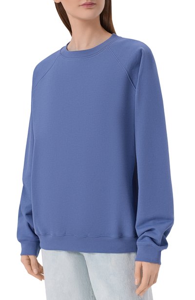 Хлопковый свитшот PERVERT синего цвета по цене 23000 руб., арт. PE26/SW01/41-02, фото 3 Хлопковый свитшот PERVERT, арт. PE26/SW01/41-02, фото 3