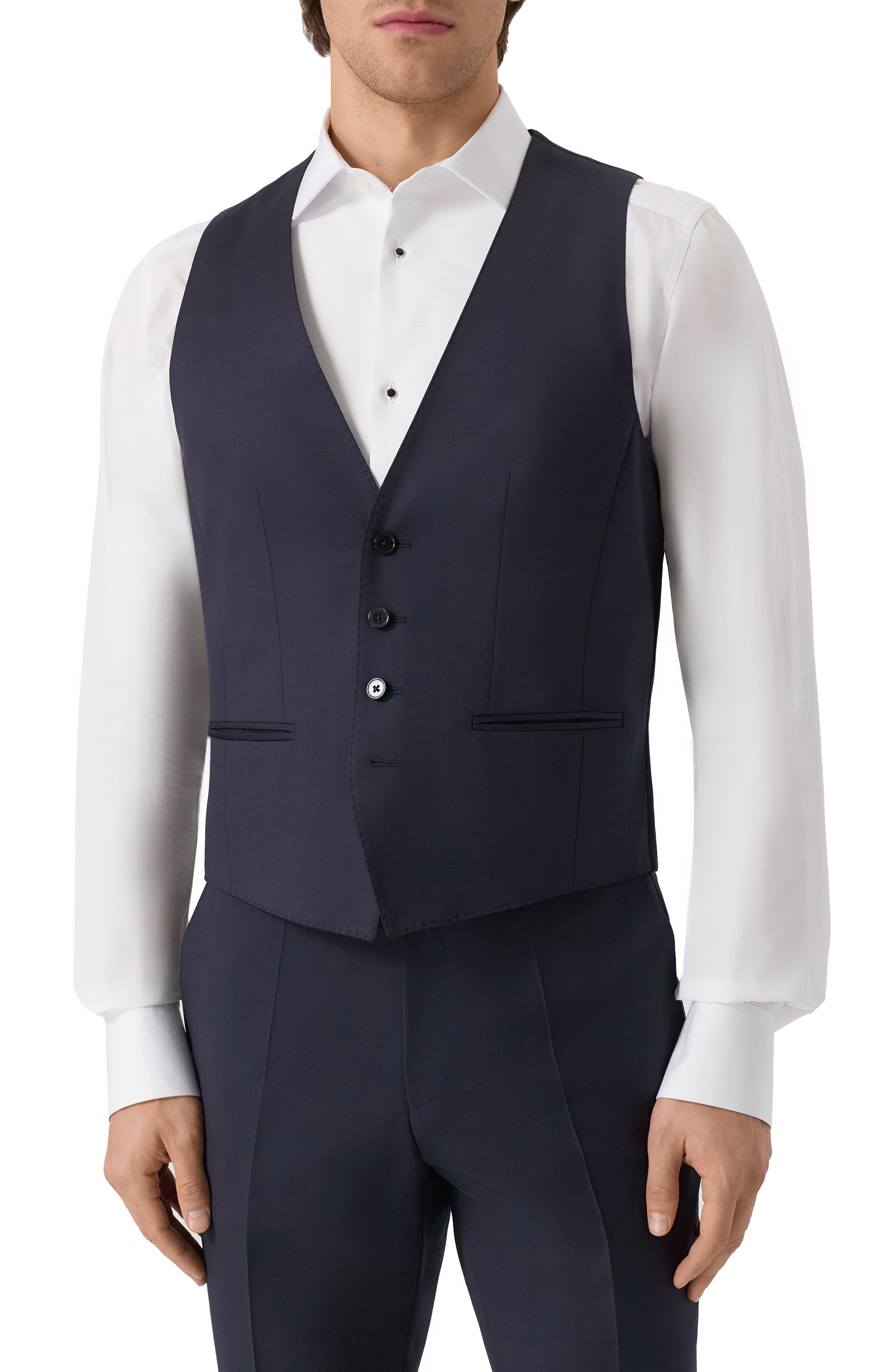 Шерстяной жилет BOSS, арт. 50469160, фото 3