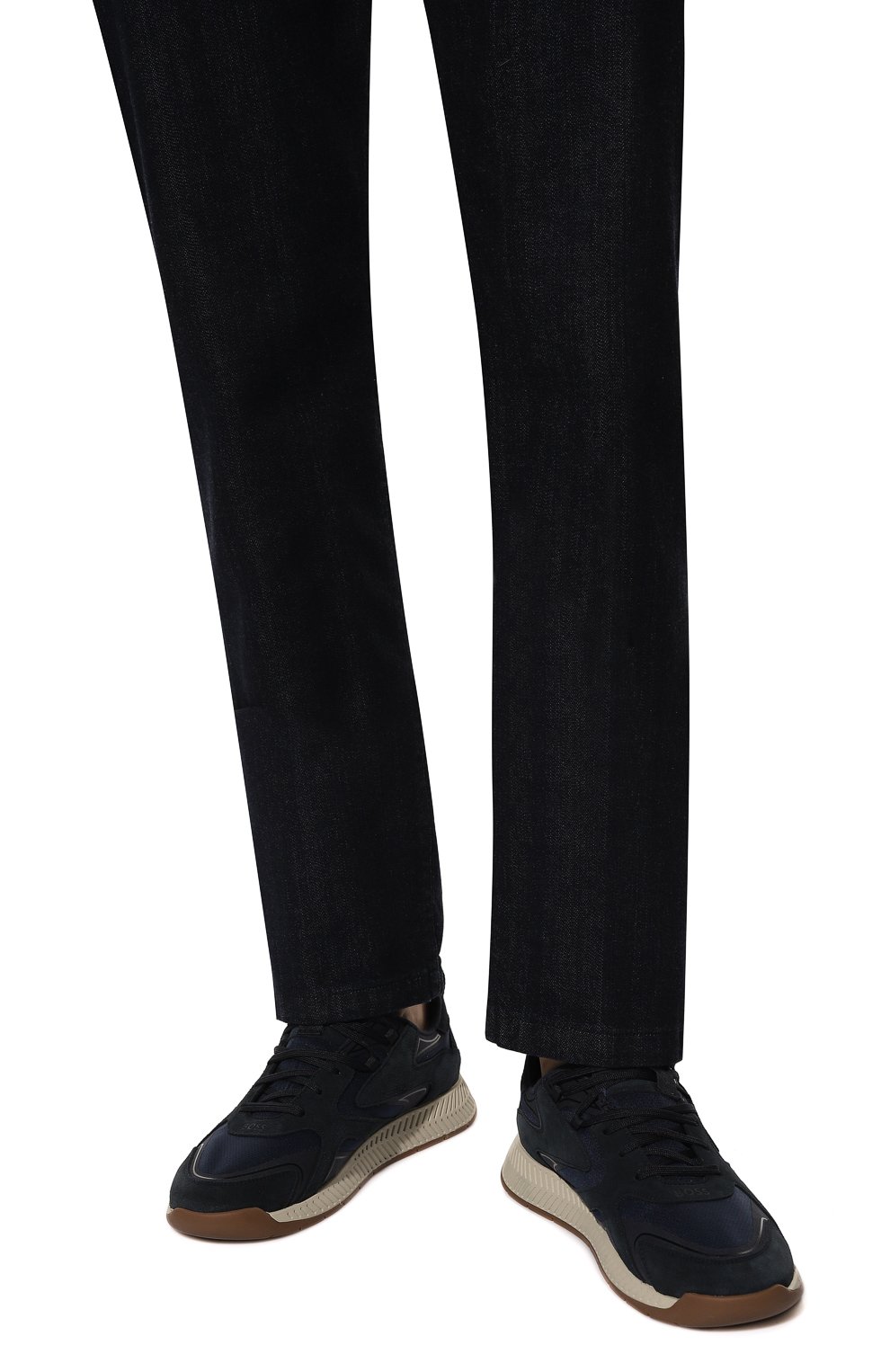 Комбинированные кроссовки BOSS, арт. 50485713, фото 3