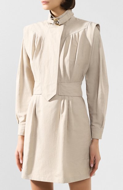 Платье из смеси хлопка и льна STELLA MCCARTNEY, арт. 598783/SIA03, фото 3