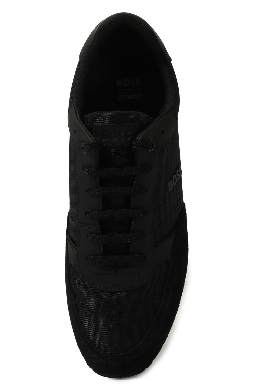 Комбинированные кроссовки parkour BOSS черного цвета по цене 29850 руб., арт. 50498133, фото 6 Комбинированные кроссовки parkour BOSS, арт. 50498133, фото 6