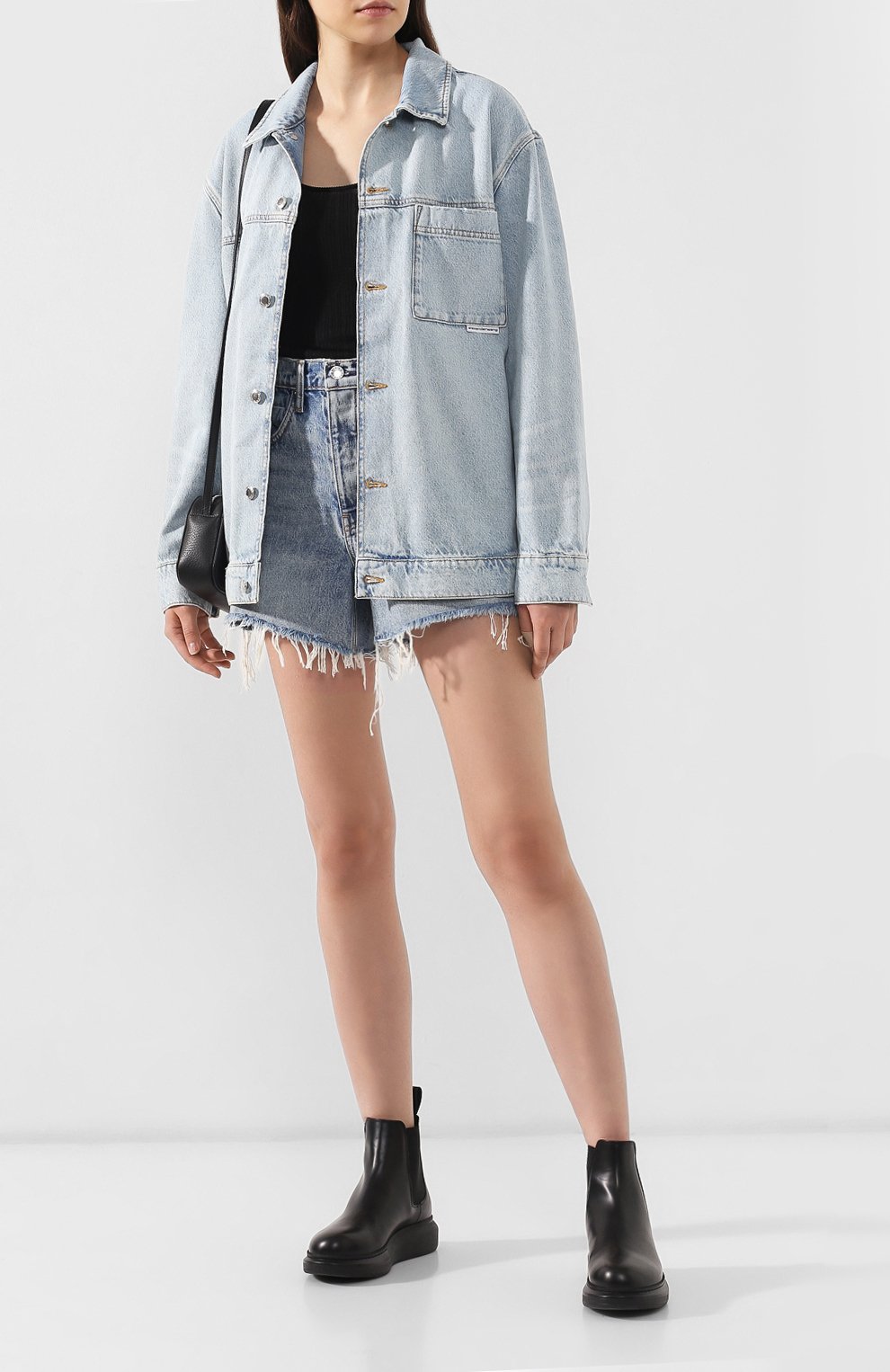 Джинсовая рубашка ALEXANDER WANG, арт. 4DC2192466, фото 2