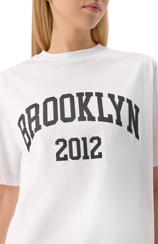 Хлопковая футболка Comme des Fuckdown CFABW01315 Белый  CFABW01315 Фото 5
