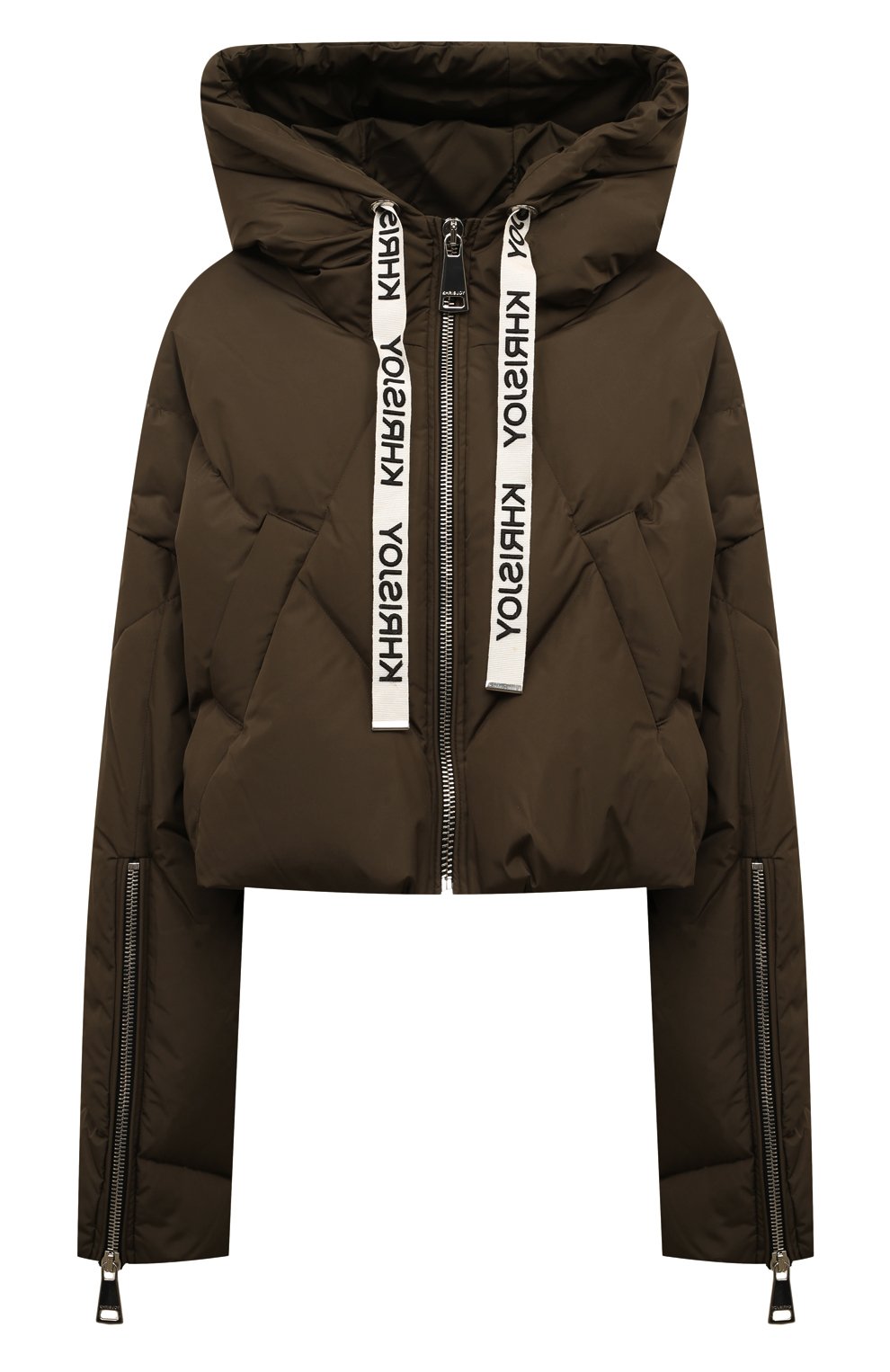 Пуховик с отделкой пайетками KHRISJOY, арт. KWF24R0604/PS0001, фото 1