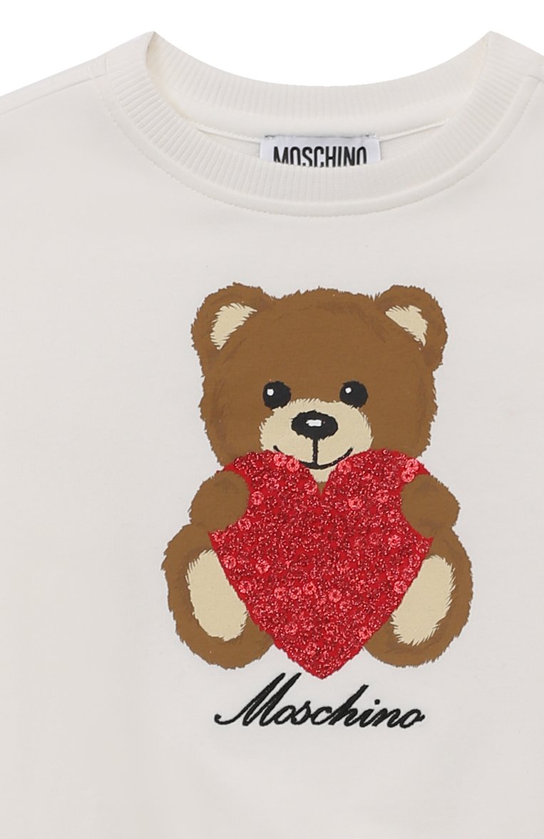 Хлопковый свитшот MOSCHINO, арт. HDF05E/LDA14/4A-8A, фото 1