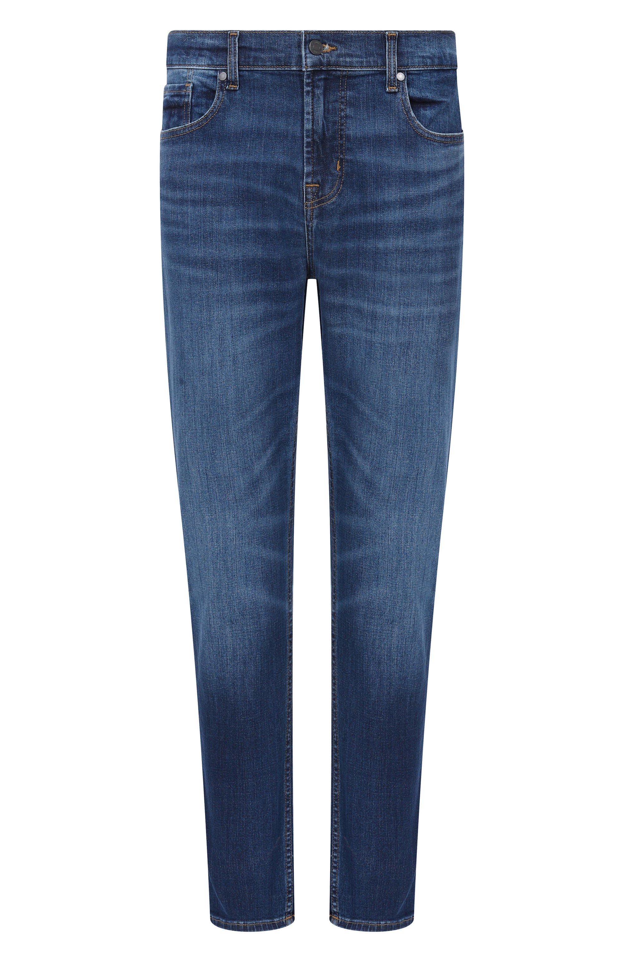 Джинсы slimmy 7 FOR ALL MANKIND темно-синего цвета по цене 29150 руб., арт. 7TB00C42-1VR, фото 1 Джинсы slimmy 7 FOR ALL MANKIND, арт. 7TB00C42-1VR, фото 1