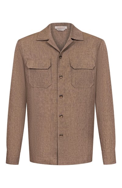 Мужская льняная рубашка CAPOBIANCO, арт. 20M515.LL00._001