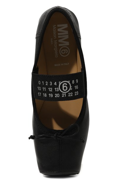 Кожаные балетки MM6, арт. 79713 VAR1/36-41, фото 4