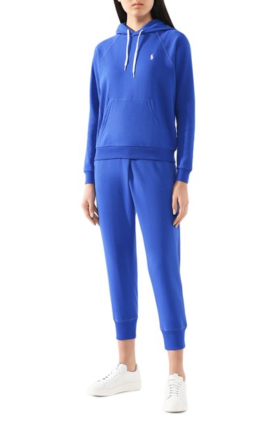Хлопковое худи POLO RALPH LAUREN темно-синего цвета по цене 17800 руб., арт. 211790473, фото 2 Хлопковое худи POLO RALPH LAUREN, арт. 211790473, фото 2