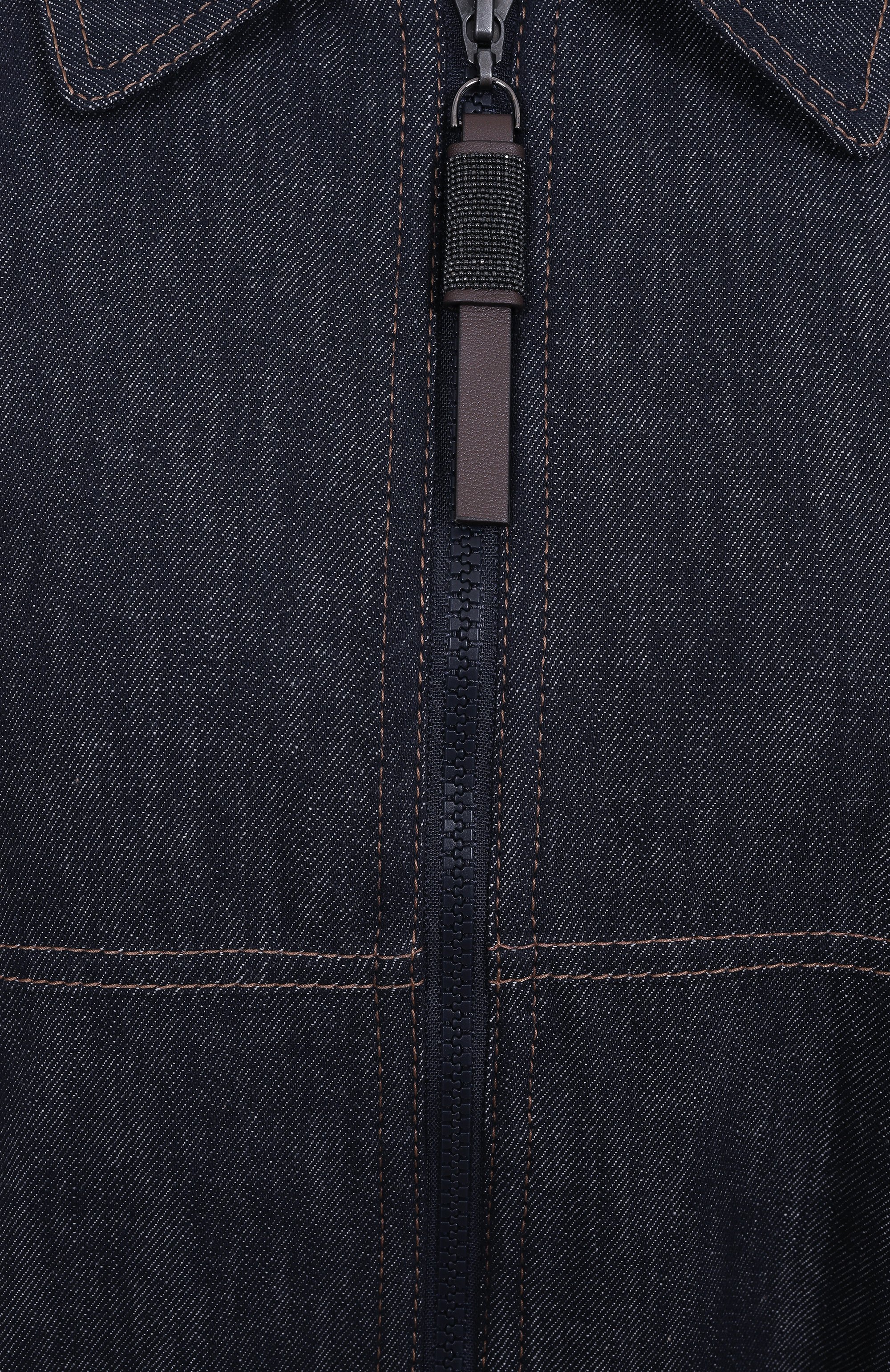 Хлопковый бомбер BRUNELLO CUCINELLI, арт. MB1257470, фото 6